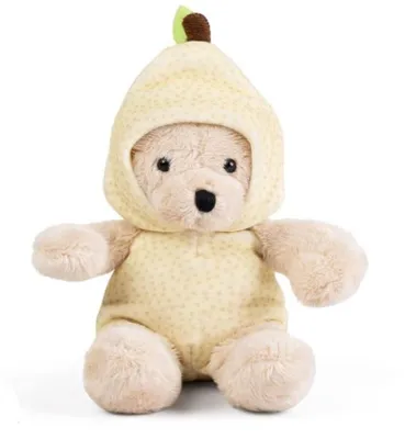 Image de Little Living Nature : Peluche Birne (poire), un doux jouet en peluche, idéal comme cadeau pour les enfants
