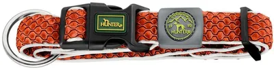 Productafbeelding van Hunter Halsband Hilo Vario Plus, oranje, maat: L / breedte: 3,2 cm