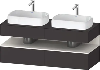 Produktbild von DURAVIT QA4767084800000 QTG KWTU WH Ek. 1400x550x600 Gt Smt H