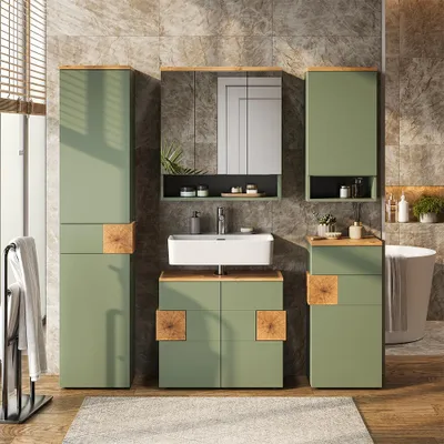 Immagine prodotto di Set di mobili da bagno Vicco Eden Verde 5 parti, Model 59873