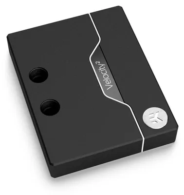 Produktbild von EK Water Blocks Quantum Velocity2 D-RGB, Wasserblock, Acetal, Nickel, Schwarz, Sockel AM5, 1/4", Prozessor