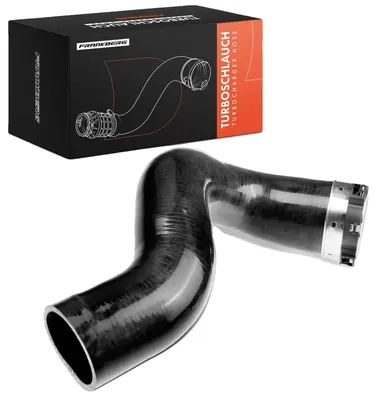 Imagen del producto de Conexión para radiador, fabricada en silicona, de 400 mm de longitud, 55 mm de diámetro interior, para intercooler, compatible con vehículos OPEL