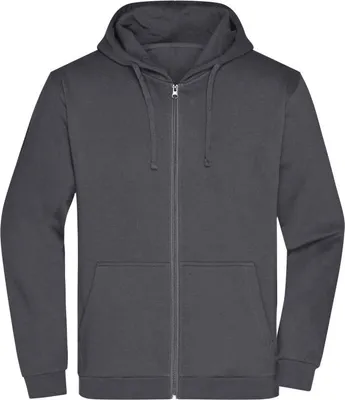 Produktbild von Klassische Sweatjacke mit Kapuze graphite, Gr. M
