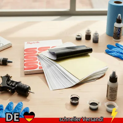 Produktbild von Tattoo-Transferpapier 20 50 100 Stück A4 Thermisches Schablonenpapier für