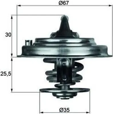 Immagine prodotto di Termostato Mahle per Audi Skoda VW