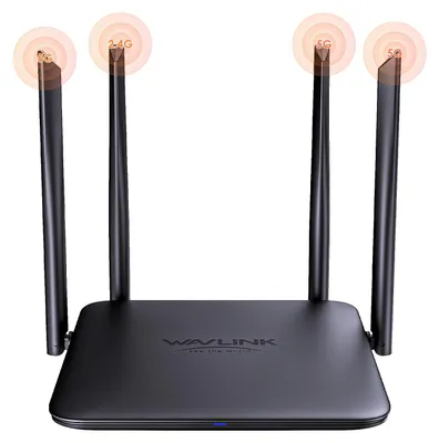 Produktbild von WAVLINK BE5100 WiFi 7 Router, Dual Band WLAN Router, unterstützt 2,5G WAN, 4 Gigabit LAN, WPA2/WPA3 Mix, Gastnetzwerk, Kindersicherung, QoS, MU-MIMO, IPv6 & Erweiterte VPN für Zuhause