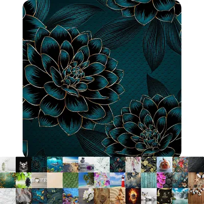 Produktbild von Sanilo Badematte Dahlien 53 x 53 cm