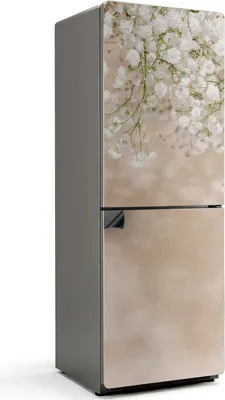 Obrázok produktu pre Minimalistický kvetinový aranžmán - Magnetický kryt na chladničku - Magnetická fólia do kuchyne - Magnetická dekorácia na chladničku - Samolepiaca magnetická tabuľa - Magnetická fólia na dvere chladničky - 70x190 cm