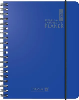 Produktbild von BRUNNEN Termin/Unterrichtsplaner 25/26 2 S. = 1 W. A5 blau