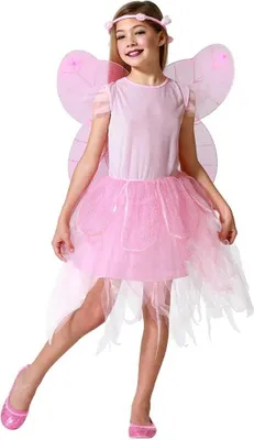 Produktbild von Atosa Feen-mädchenkostüm Rosa 10-12 Years Kinder Rosa 10-12 Years
