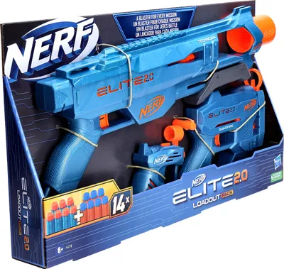 Immagine prodotto di Nerf ELITE 2.0 Pack Loadout Confezione tripla Fucile 2 Pistola 14 Dardi