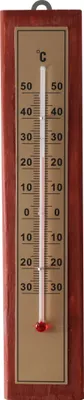 Produktbild von Zimmerthermometer Holz 22 cm von - 30° C bis 50°C