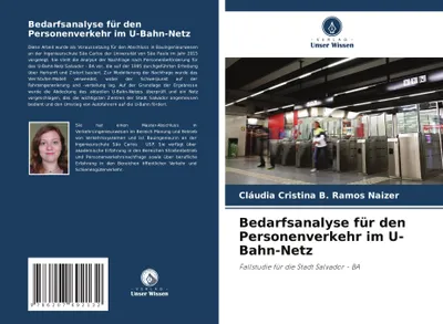 Produktbild von Bedarfsanalyse für den Personenverkehr im U-Bahn-Netz