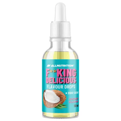 Produktbild von ALLNUTRITION FITKING DELICIOUS FLAVOUR DROPS 50ml Kokosnuss