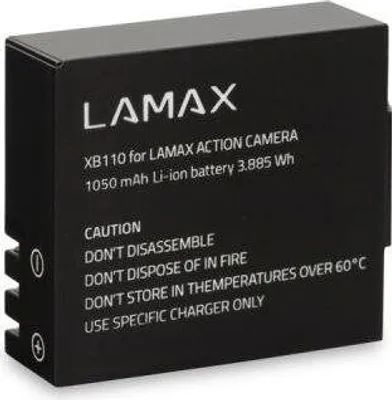 Produktbild von Akku Li-Ion mit 1,2 Amperestunden Kapazität und 1 Zelle, passend für LAMAX X