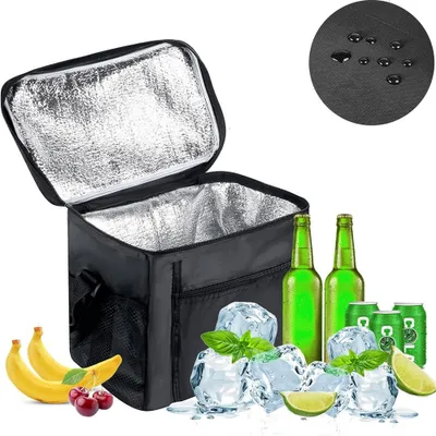 Produktbild von Kühltaschen - Lunchtaschen - Picknicktaschen - Wasserfest - 10–15 Liter - für Lebensmittel Getränke Picknik Strand Lunch
