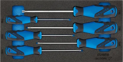 Produktbild von GEDORE 1500 CT1-2163 TXB Schraubendreher in Check-Tool-Modul, 2309165