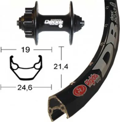 Produktbild von Winora V-Rad 28" Deore Disc 6L.sz.SSP 36L Ryde ZAC 2000 Disc čierne nerezové špice (sz)