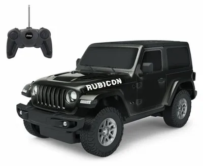Produktbild von Jeep Wrangler JL 1:24 schwarz 27MHz