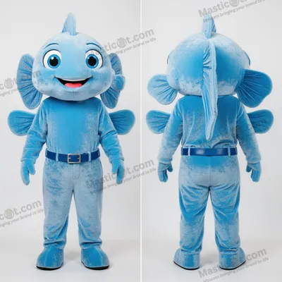 Produktbild von Himmelblauer MASTICOT Fließender Betta-Fisch-Maskottchen