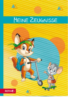 Produktbild von Zeugnismappe Fredo & Fitzi - mit 10 A4 Klarsichthüllen, dokumentenecht, Dokumentenmappe