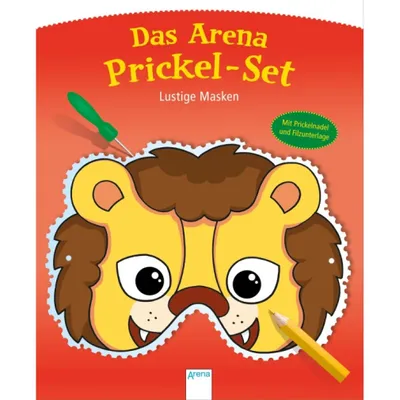Produktbild von Lustige Masken. Das Arena Prickel-Set