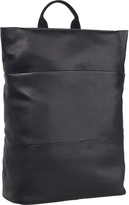 Produktbild von LEONHARD HEYDEN Leder Laptoprucksack Rucksack mit Laptopfach Hamburg Zipped Backpack Black schwarz
