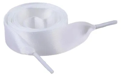 schnuersenkel satin weiss