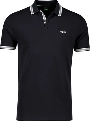 Produktbild von Baumwoll-BOSS-Polo Regular Fit Navy 2-Knopf Paddy