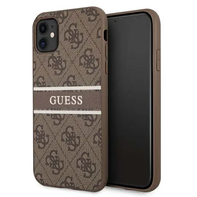 Obrázek produktu pro Guess 4G Printed Stripe - pouzdro pro iPhone 11 (hnědé)