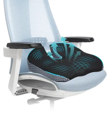 Produktbild von Orthopädisches Sitzkissen aus Memory Foam 44.5x42x13cm