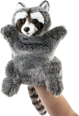 Produktbild von Handpuppe Waschbär 28 cm Plüschhandpuppe