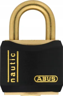 Produktbild von ABUS 718/40 B Messing Vorhängeschloss wetterfest schwarz