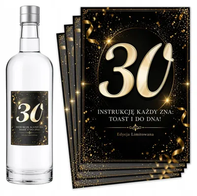 Produktbild von Flaschenetiketten Geburtstag 18 20 30 40 50 60 70 - 8 St.