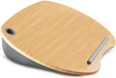 Produktbild von Laptopkissen aus Holz mit Loch für Notebook - 156 Zoll Arbeitsplatzaccessoire