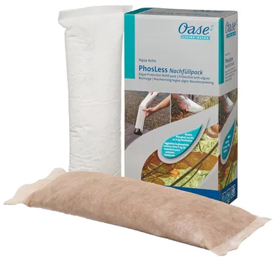 Produktbild von Oase AquaActiv PhosLess Nachfüllpack - Phosphatbinder, bindet Chlor und Schwerme