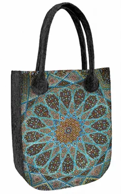 Imagen del producto de Bolsa de fieltro CITY "A", color antracita, modelo FCA02