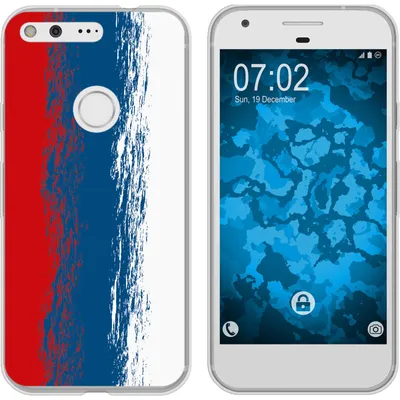 Produktbild von PhoneNatic Case kompatibel mit Google Pixel Silikon-Hülle WM Russland M9