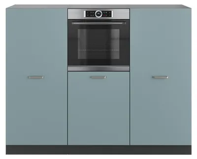 Produktbild von Einbauküche Vicco R-Line Blau-Grau/Anthrazit 180 cm ohne Arbeitsplatte, Model 41029