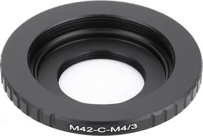 Obrázek produktu pro Filmový objektiv M42 / C-mount pro bezzrcadlovky, dvouúčelový adaptér (M42/C M4/3)