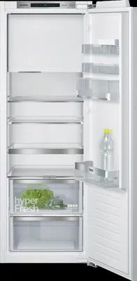 Produktbild von Siemens iQ500, Einbau-Kühlschrank mit Gefrierfach, 158 x 56 cm, Flachscharnier mit Softeinzug, KI72LADE0
