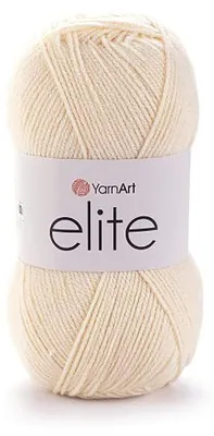 Produktbild von YarnArt Elite 854 Acrylgarn 100g/300m Sport, weich & leicht, Gelb-Goldton