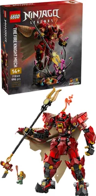 Obrázok produktu pre LEGO NINJAGO Robot Ohnivého rytiera, Stavebnica, 14 rok / roky, Plast, 996 kusov, 1,61 kg