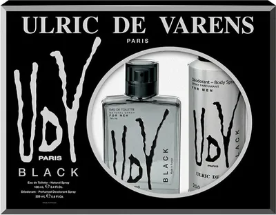 Image de Ulric De Varens UDV Black For Men EdT 100ml Set 2 articles