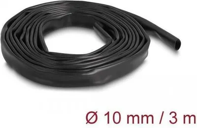 Produktbild von DELOCK PVC Isolierschlauch 3 m x 10 mm schwarz