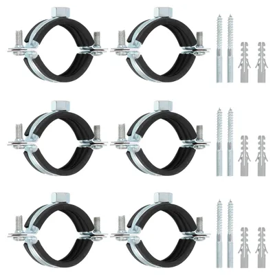 Obrázek produktu pro 6 kusů nastavitelné svorky pro upevnění trubek, průměr 1-1/2 palce (38 mm)
