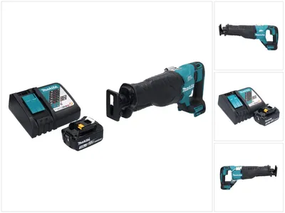 Image de Makita DJR 187 RF1 Scie sabre sans fil 18 V brushless + 1x Batterie 3,0 Ah + Chargeur