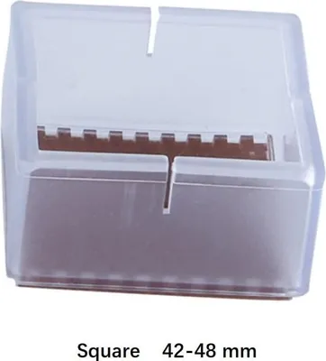 Productafbeelding van Famanu meubelpotenbeschermers - Antislip en waterdicht - Transparant - 16 stuks