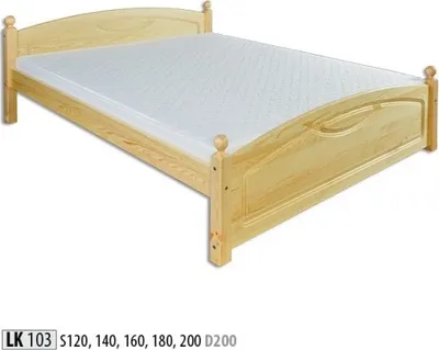 Image de Lit en bois Lit en bois véritable Lits Chambre à coucher Hôtel Style 200x200 Meubles massifs