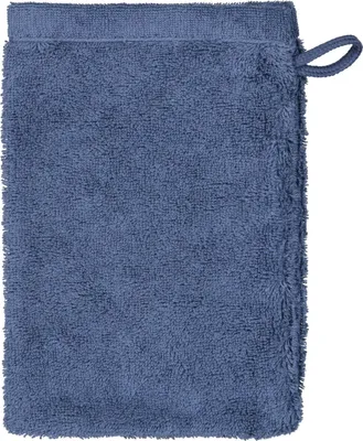 Produktbild von Waschhandschuh - Nachtblau - Baumwolle - 16 x 22 cm